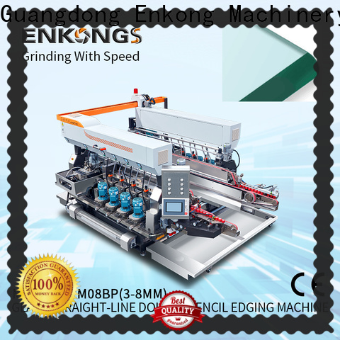 Enkong modularise design glass double edger machine supply for photovoltaic panel processing