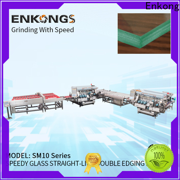Enkong SM 22 automatic glass cutting machine company for round edge processing
