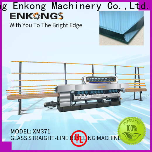Top beveling machine for glass 10 spindles supply for glass processing