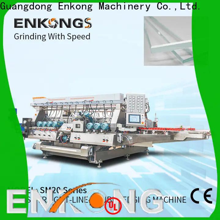 Enkong SM 20 glass double edging machine suppliers for round edge processing