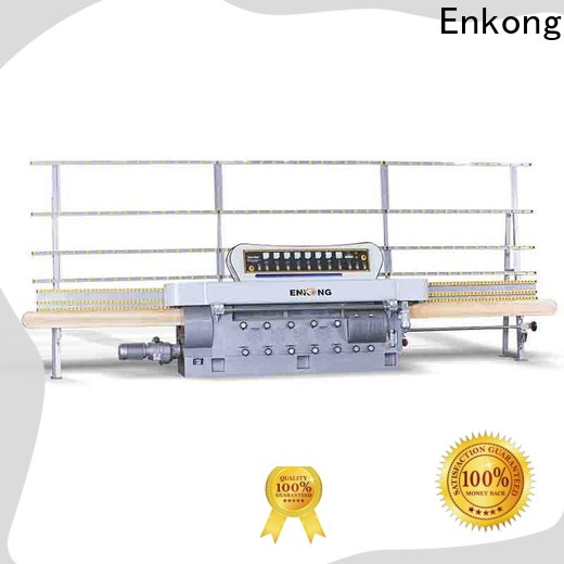 Enkong zm7y small glass edging machine supply for photovoltaic panel processing