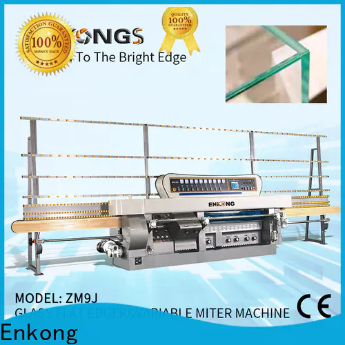 Enkong ZM9J glass mitering machine manufacturers for grind