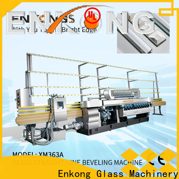 Enkong xm371 glass bevelling machine suppliers factory for polishing