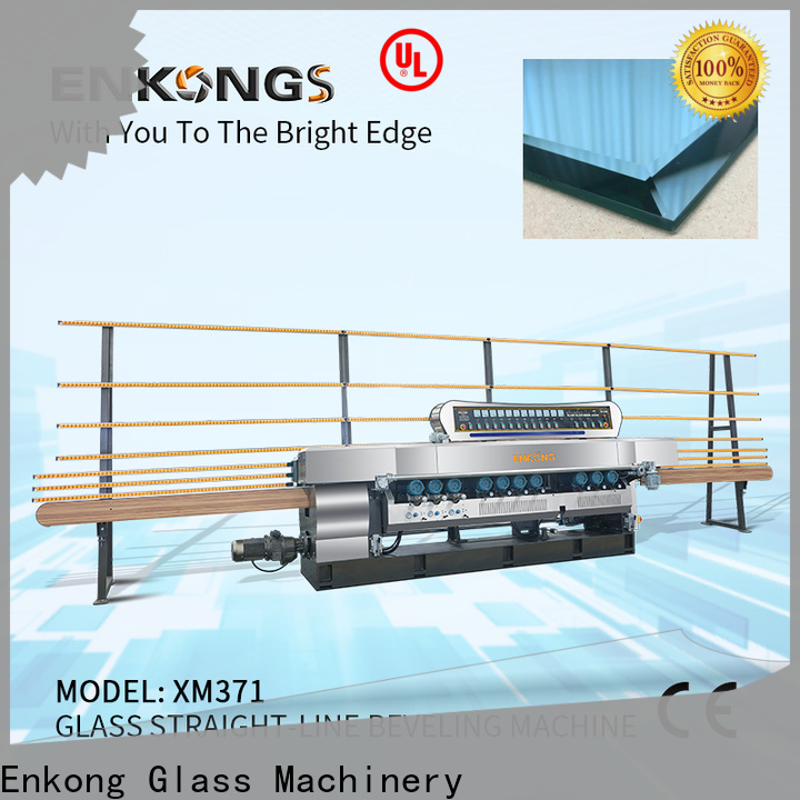 Latest glass beveling machine price xm371 factory for glass processing