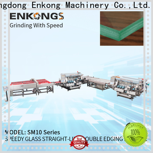 Enkong SM 12/08 glass edging machine suppliers company for photovoltaic panel processing