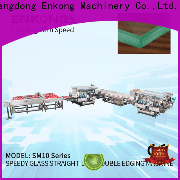Enkong straight-line small glass edge polishing machine company for round edge processing