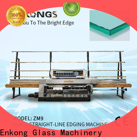 Enkong zm7y glass edging machine for sale company for round edge processing