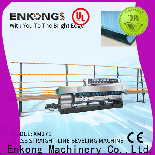 Enkong xm371 glass bevelling machine suppliers company for polishing