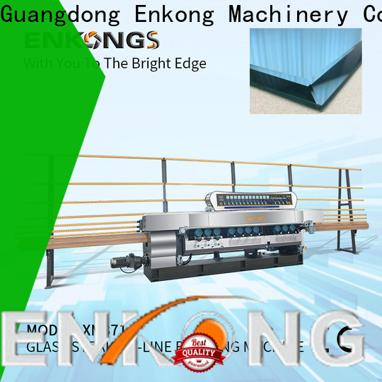 Enkong 10 spindles glass beveling machine manufacturers suppliers for glass processing