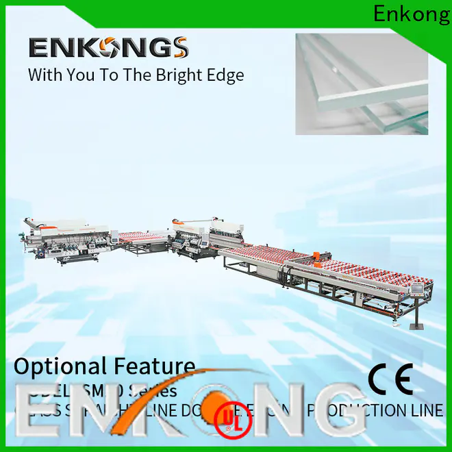Enkong modularise design glass double edger suppliers for household appliances