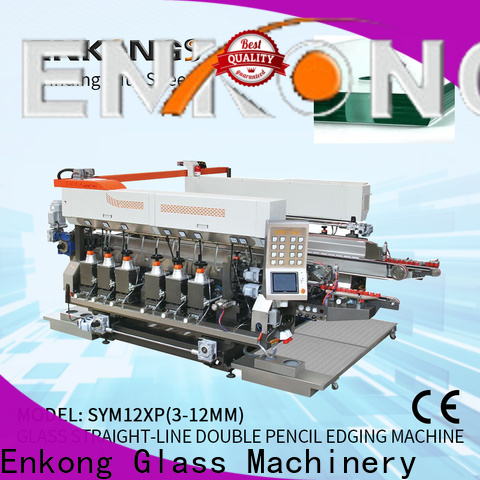 Enkong modularise design glass double edging machine for business for household appliances