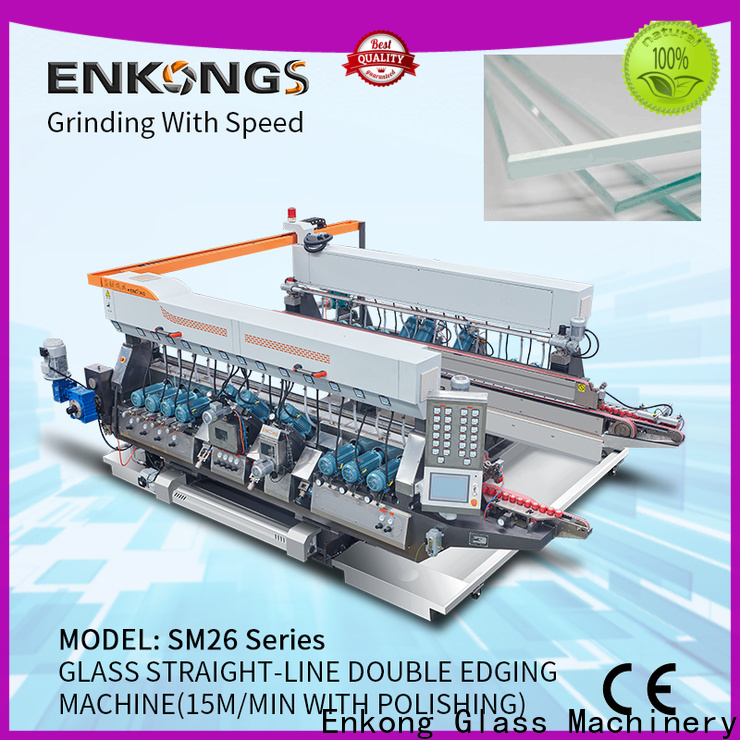 Enkong SM 22 double glass machine manufacturers for round edge processing