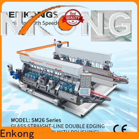 Enkong SM 10 glass double edger machine manufacturers for photovoltaic panel processing
