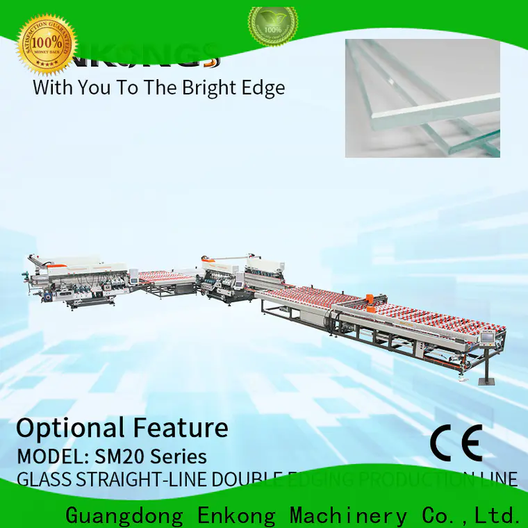 Enkong SYM08 automatic glass cutting machine factory for round edge processing