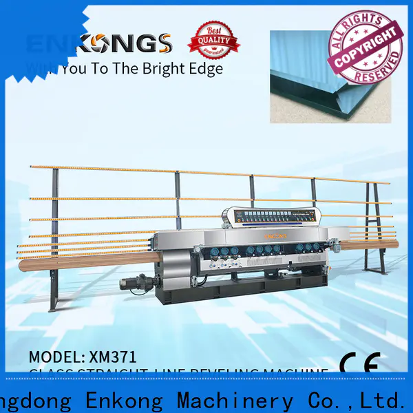 Enkong xm351 small glass beveling machine supply for glass processing