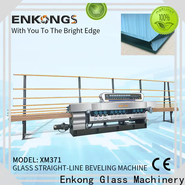 Wholesale glass straight line beveling machine 10 spindles suppliers for glass processing