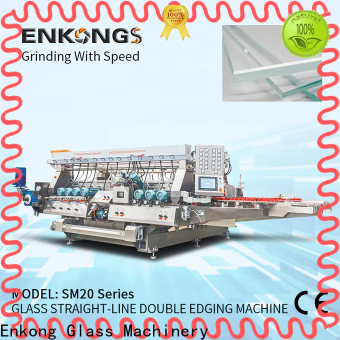 Enkong Custom glass double edging machine manufacturers for photovoltaic panel processing