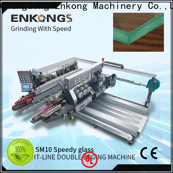 Enkong Best glass double edging machine manufacturers for round edge processing