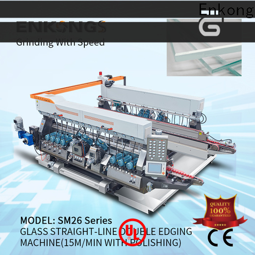 Enkong SM 10 glass double edger for business for round edge processing