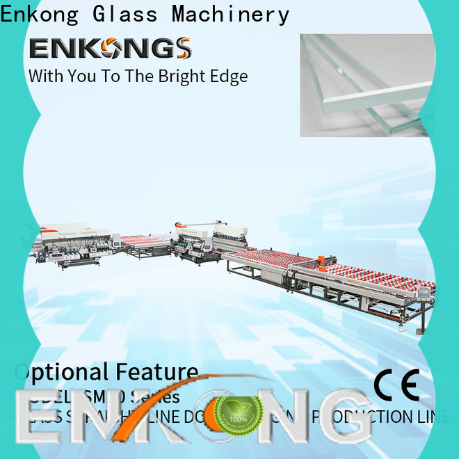 Enkong SM 22 double edger machine for business for round edge processing