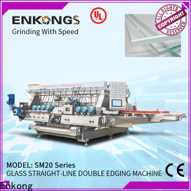 Enkong modularise design glass double edging machine manufacturers for household appliances