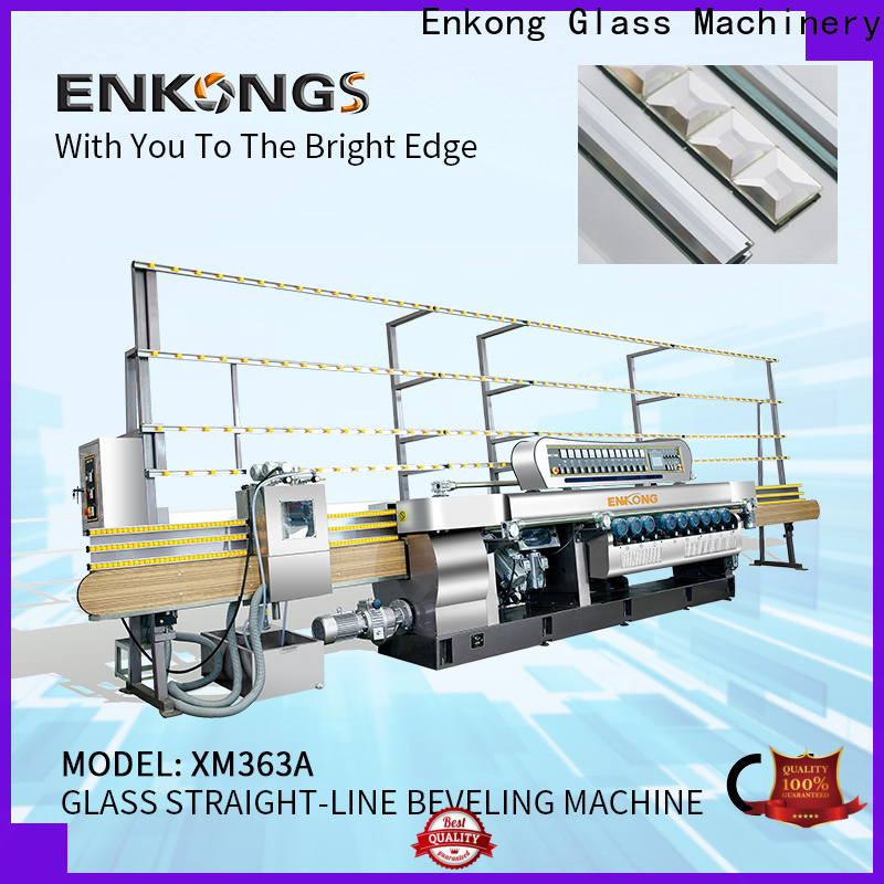 Enkong xm363a glass beveling equipment suppliers for polishing