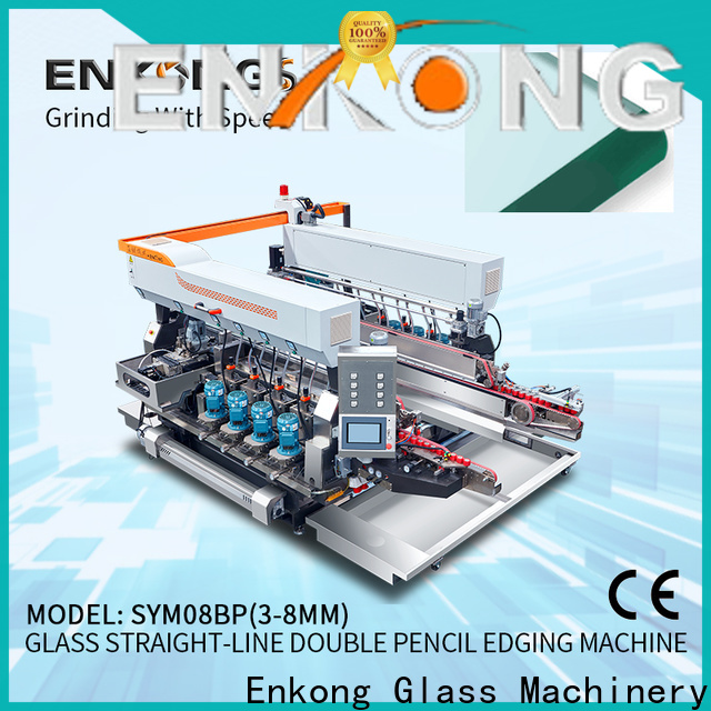 Latest glass double edger machine straight-line factory for household appliances