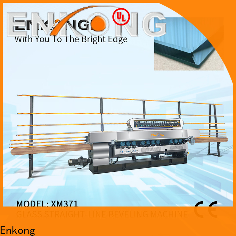 Enkong xm371 glass bevelling machine suppliers supply for glass processing