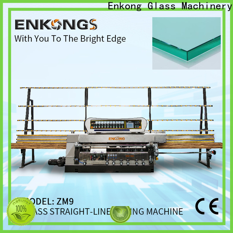 Enkong zm11 glass edge polishing machine supply for photovoltaic panel processing