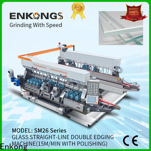 Enkong straight-line glass edging machine suppliers company for photovoltaic panel processing