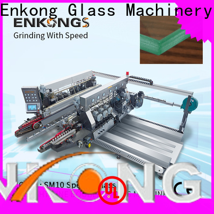Enkong SYM08 glass double edger manufacturers for round edge processing