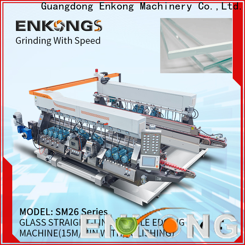 Enkong modularise design automatic glass cutting machine company for round edge processing