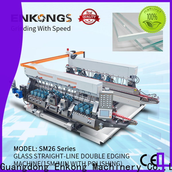 Enkong New small glass edge polishing machine company for round edge processing