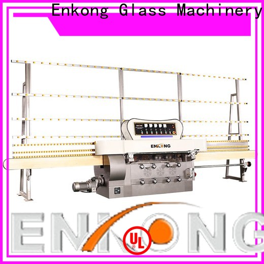 Enkong zm4y small glass edging machine company for round edge processing