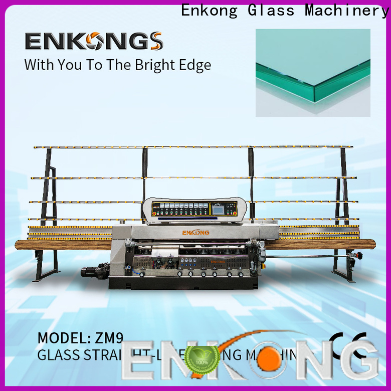 Enkong Latest glass straight line edging machine company for photovoltaic panel processing