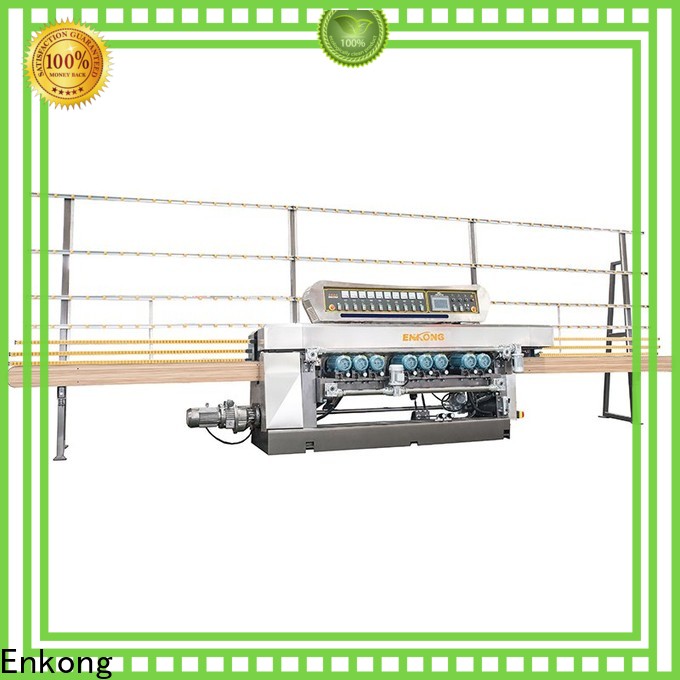 Latest glass beveling machine price 10 spindles for business for glass processing