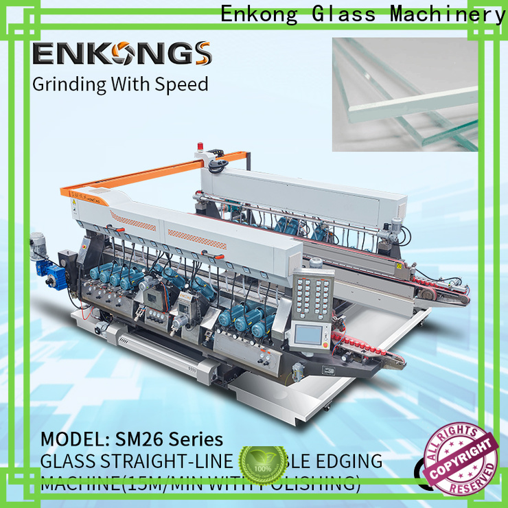 Enkong Latest glass double edger machine factory for photovoltaic panel processing