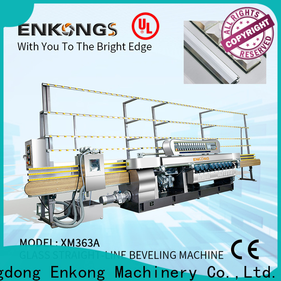 Enkong xm371 glass bevelling machine suppliers manufacturers for glass processing