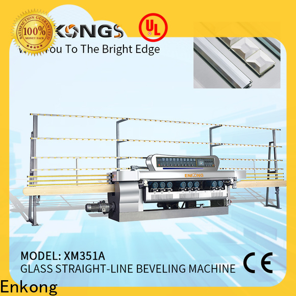 Enkong Top glass straight line beveling machine for business for glass processing