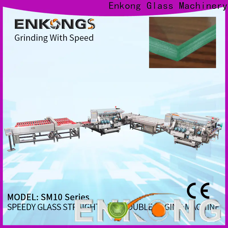 Enkong modularise design glass double edger factory for household appliances