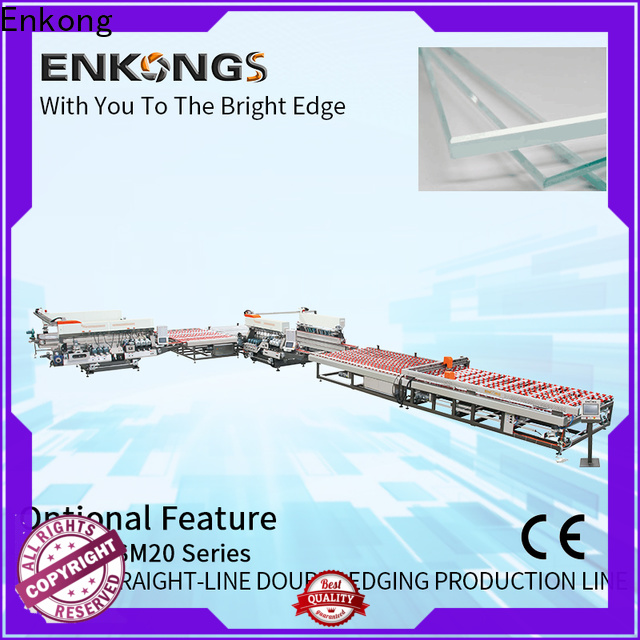 Enkong SM 12/08 glass edging machine suppliers manufacturers for photovoltaic panel processing