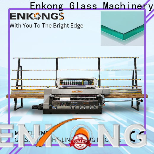 Enkong zm11 glass straight line edging machine price manufacturers for photovoltaic panel processing