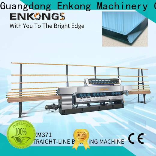 Latest glass beveling machine price 10 spindles supply for glass processing