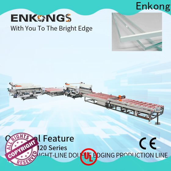 Enkong modularise design automatic glass edge polishing machine supply for photovoltaic panel processing