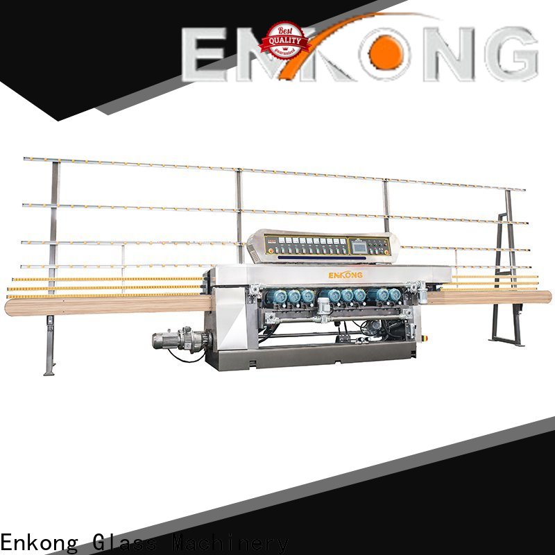 Custom glass beveling machine manufacturers 10 spindles factory for glass processing