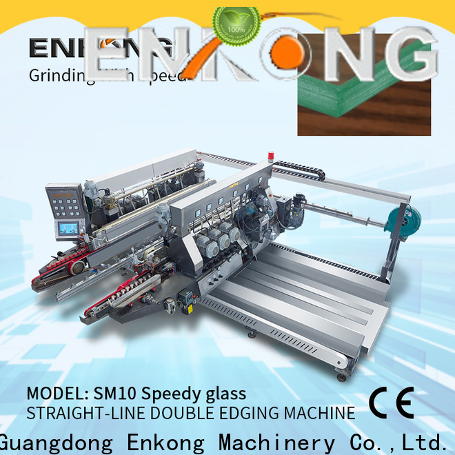 Enkong Best glass double edger machine manufacturers for round edge processing