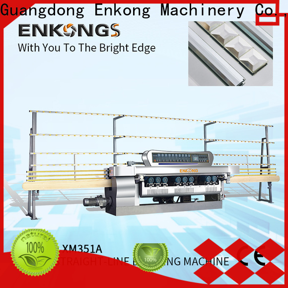 Enkong xm351a small glass beveling machine company for polishing