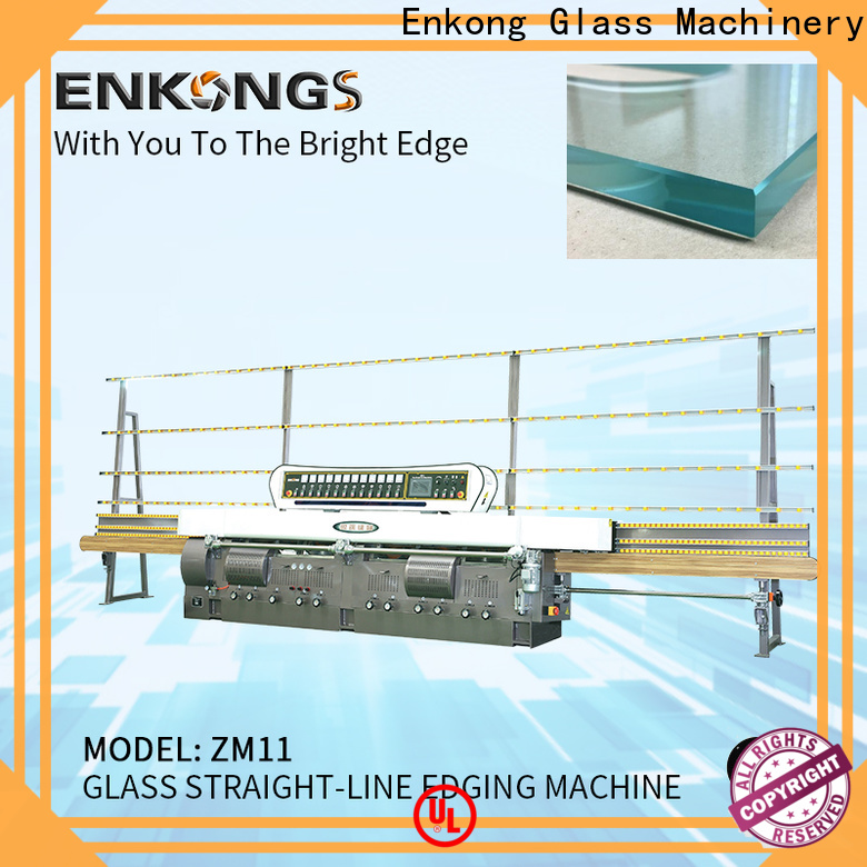 Enkong zm9 portable glass edge polishing machine factory for round edge processing