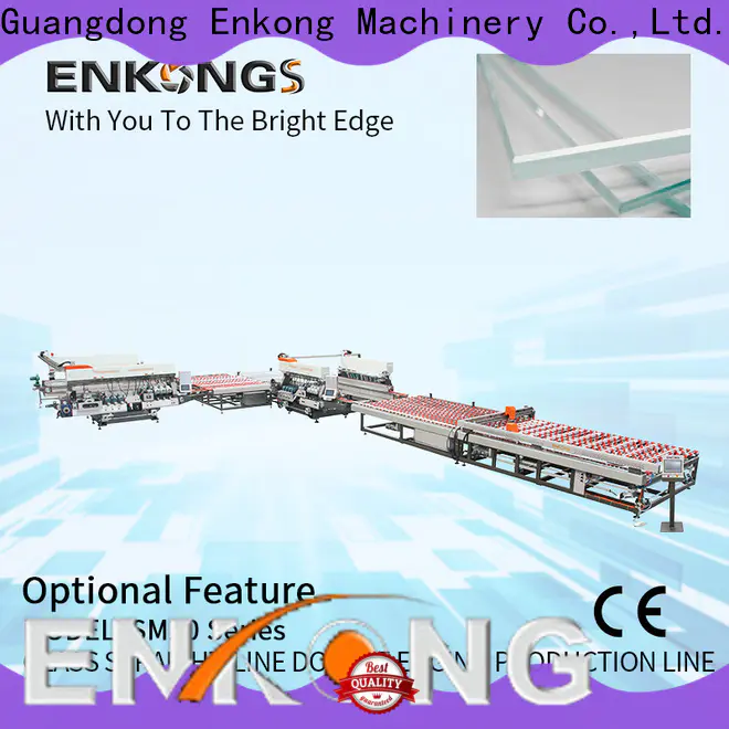 Enkong Top glass double edger company for round edge processing