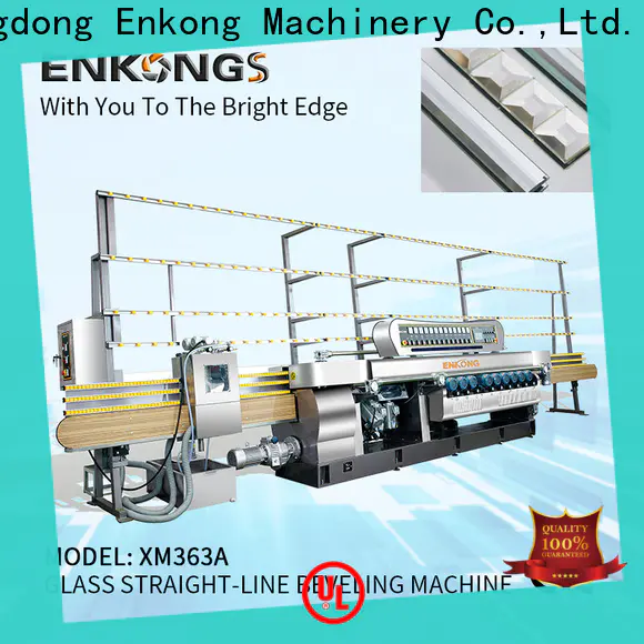 Enkong xm371 small glass beveling machine for business for polishing